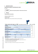 Preview for 5 page of BEKA Stream E 2520 Series Original Operating And Assembly Manual