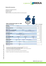 Preview for 6 page of BEKA Stream E 2520 Series Original Operating And Assembly Manual