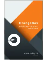 Bekey Orange Box Installation Manual And User'S Manual предпросмотр