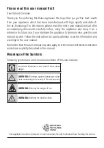 Preview for 3 page of Beko 01M-8897233200-4421-12 User Manual