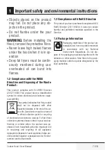 Preview for 7 page of Beko 01M-8897233200-4421-12 User Manual