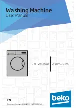 Beko 1-WTV9734XW User Manual preview