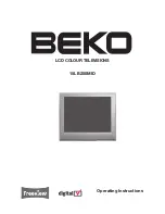 Beko 15LB250MID Operating Instructions Manual предпросмотр