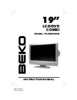 Beko 19LM250DB User Manual preview