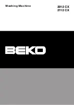 Beko 2012 CX Owner'S Manual preview