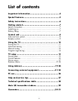 Preview for 2 page of Beko 20LB330 Operating Instructions Manual