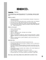 Предварительный просмотр 20 страницы Beko 21K194NS Operating Instructions Manual