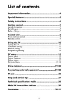 Preview for 3 page of Beko 26WLA500S Operating Instructions Manual