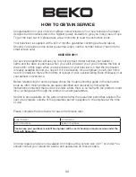 Preview for 36 page of Beko 26WLZ530HID Operating Instructions Manual