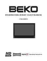 Beko 37WLU530HID Operating Instructions Manual preview