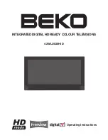 Предварительный просмотр 1 страницы Beko 42WLU530HID Operating Instructions Manual