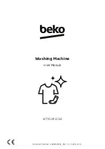 Предварительный просмотр 1 страницы Beko 7145647500 User Manual