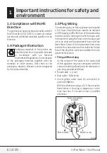 Предварительный просмотр 6 страницы Beko 8690842096396 User Manual