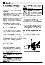 Preview for 11 page of Beko 983630EB User Manual