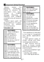 Preview for 5 page of Beko B 1750 HCA User Manual