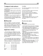 Preview for 8 page of Beko B 1800 HCB W Instruction Manual