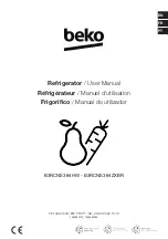 Preview for 1 page of Beko B3RCNE364HW User Manual