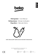 Beko B3RCNE404HXB User Manual preview