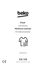 Preview for 1 page of Beko B3T60230 User Manual