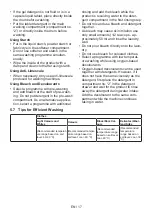 Preview for 17 page of Beko B5WT5941082W User Manual