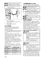 Preview for 14 page of Beko BA52NE User Manual