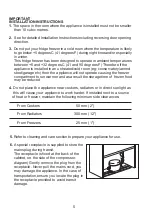 Preview for 6 page of Beko BC73 F Installation & Operation Instructions