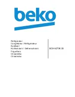 Preview for 1 page of Beko BCHA275K3S User Manual