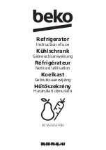 Preview for 1 page of Beko BCSA285E4SN Instructions Of Use