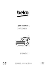 Предварительный просмотр 1 страницы Beko BDF1640AX User Manual