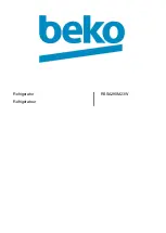 Preview for 1 page of Beko BDSA240K20XP Manual