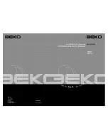 Beko BE61HC Installation & Operating Instructions Manual preview