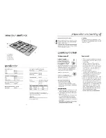 Preview for 5 page of Beko BE61HL P Installation And Operating Instructions Manual