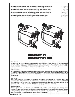 Preview for 1 page of Beko BEKOMAT 21 Instructions For Installation And Operation Manual