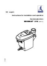 Preview for 1 page of Beko BEKOMAT 31U Instructions For Installation And Operation Manual