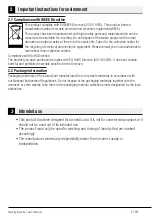 Preview for 5 page of Beko BFL700W User Manual