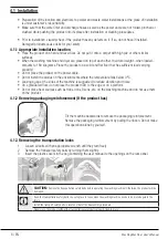 Предварительный просмотр 6 страницы Beko BFL7510W User Manual