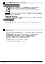 Preview for 4 page of Beko BFL8510W User Manual