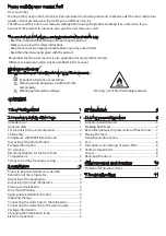 Preview for 2 page of Beko BFTF2716 Series User Manual