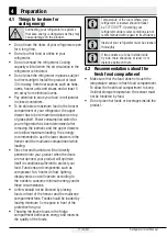 Preview for 12 page of Beko BGN532DXP User Manual