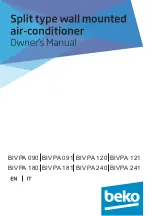 Beko BIVPA 090 Owner'S Manual preview