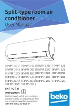 Beko BIVPR 090 User Manual preview