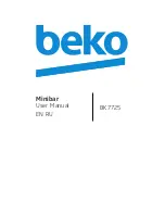 Beko BK 7725 User Manual preview