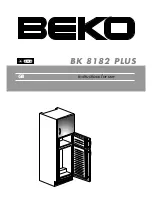 Beko BK 8182 Instructions For Use Manual preview