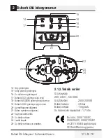 Предварительный просмотр 37 страницы Beko BKK 2174 User Manual