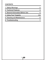 Preview for 3 page of Beko BKK 2210 C User Manual