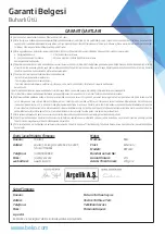 Preview for 32 page of Beko BKK 2420 User Manual