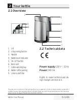 Preview for 9 page of Beko BKK2121 User Manual