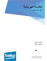 Preview for 120 page of Beko BKS 1410 User Manual