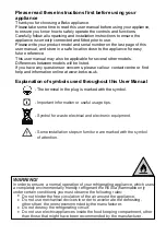 Preview for 3 page of Beko BLQSDW377 Instructions Of Use