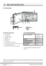 Preview for 10 page of Beko BMCB25433BG User Manual